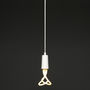 Lampada a sospensione-PLUMEN-PLUMEN - Suspension Blanc et Ampoule Baby 001 | Su
